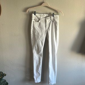 White skinny jeans 7 for all mankind